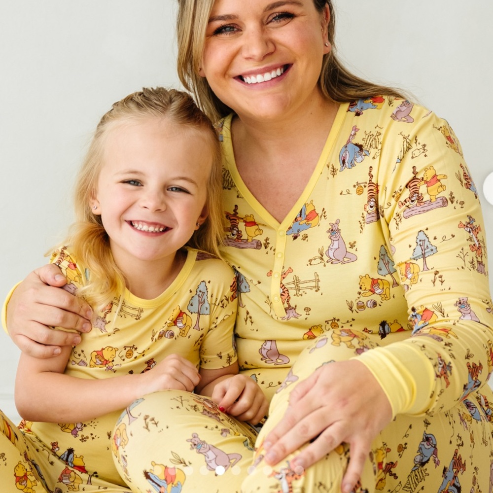 Disney Yellow Winnie the Pooh Sleep Top